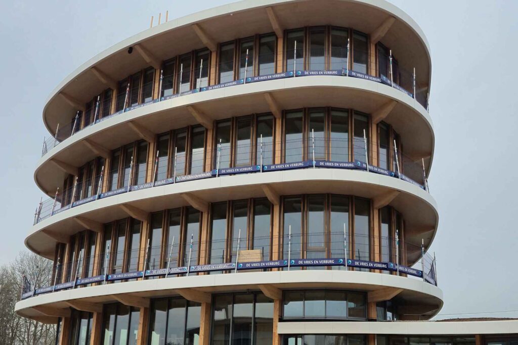 Aluminium composiet gevelbekleding de Parel in de Polder